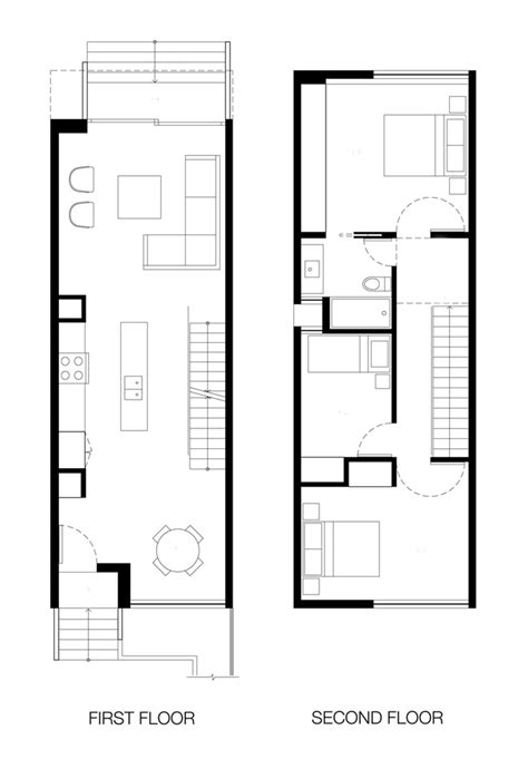 Small Simple Modern 2 Story House Floor Plans Goimages Connect