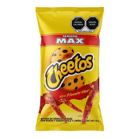 Botana Sabritas Cheetos Xtra Flamin Hot Con Queso Chile Y Limón 82 G Walmart