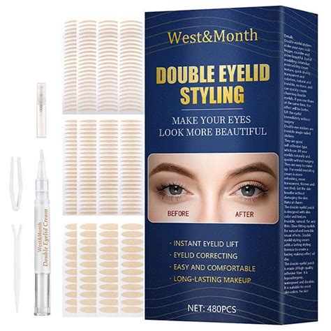 Ztoo Double Eyelid Tapeeyelid Lifter Strips With Lift Creameyelid