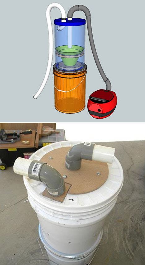For use with single stage dust collectors and 4 piping, this diy cyclone eliminates filter clogging, suction loss, and messy dust bags by removing over 99% of fine dust and debris from the airstream, containing it safely in a customer supplied container, before it reaches the dust collector. Free Plans For Planter Bench, Fun Wood Projects For Kids ...
