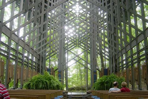 Beautiful Churches Thorncrown Chapel The Stream