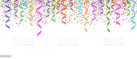Confetti Transparent Background Stock Illustration Download Image Now