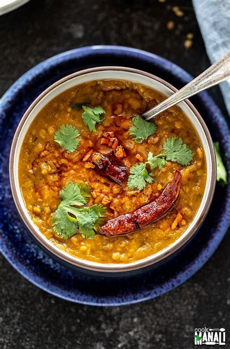 Restaurant Style Dal Tadka Lentils Tempered With Ghee And Spices This Dal Has A Smokey Flavor