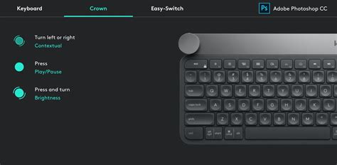 Logitech Craft Keyboard Has An Amazing Built In Surface Dial Windows