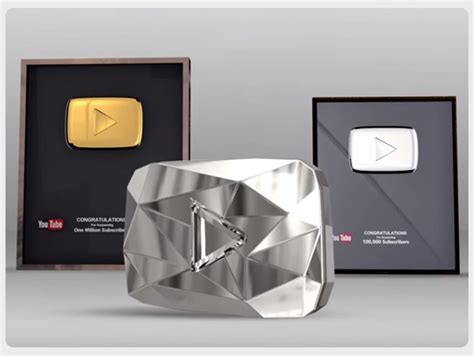 Premios Del Creador De Youtube Conseguir El Botón De