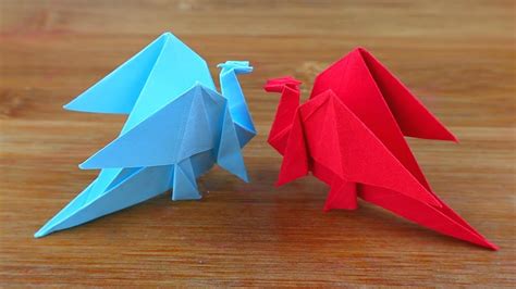 How To Make Easy Origami Dragon Origami Dragon Diy 3d Paper Dragon