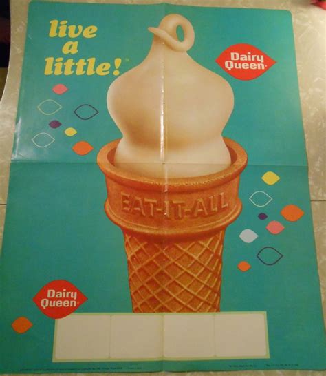 REDUCED Vintage Dairy Queen Advertising Lot Of Signs And Poster Early S Dairy Queen