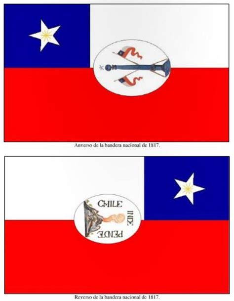 Bandera Nacional De Chile El 18 De Octubre De 1817 Por De Flickr