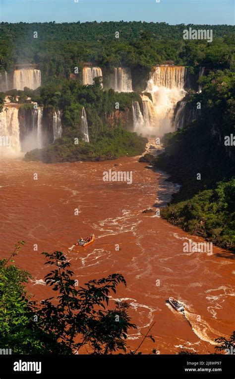 Iguaçu Falls One Of The Biggest Falls In The World Paraná State