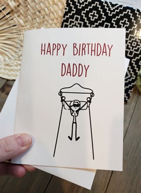 Happy Birthday Daddy Bondage Card Tie Me Up Bondage Sex Etsy Australia