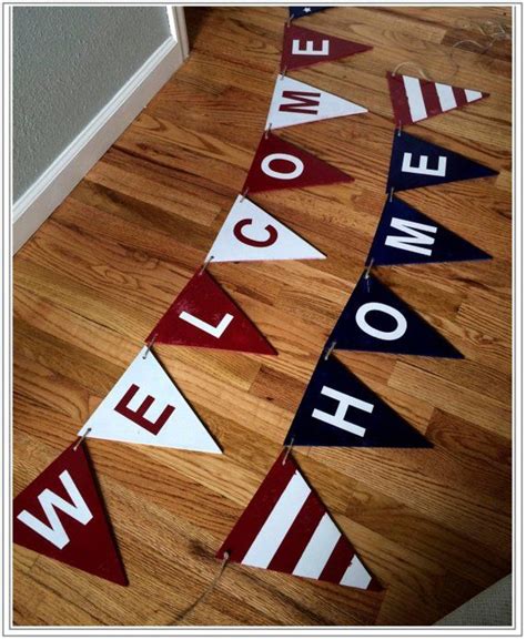 Welcome Home Pennant Banner Etsy Pennant Banners