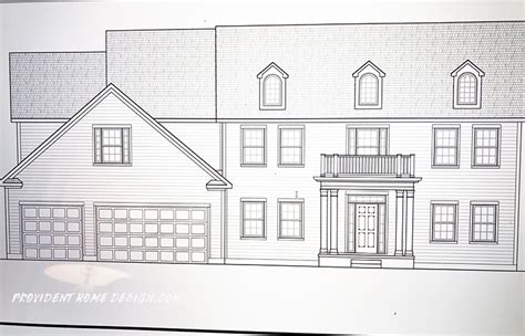The Exterior Drawing Of The House We Are Building Provident Home Design