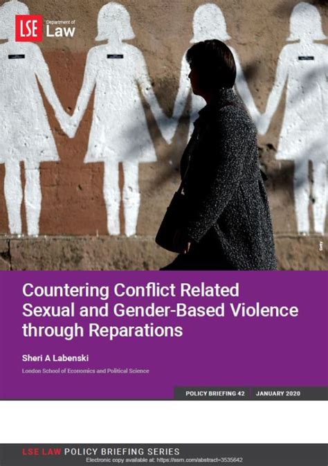 Countering Conflict Related Sexual And Gender Based Violence Through Reparations United