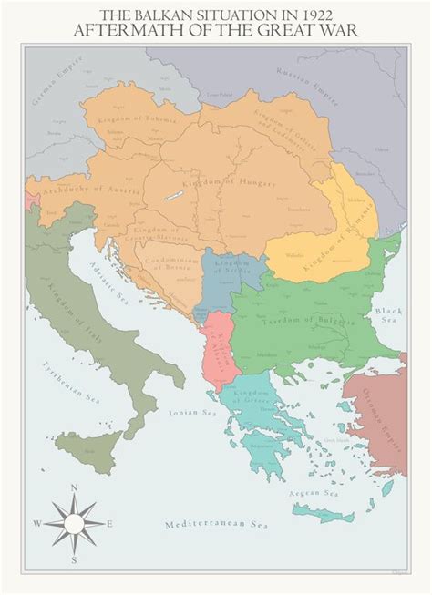 The Balkan Situation In 1922 Aftermath Of The Great War In 2022