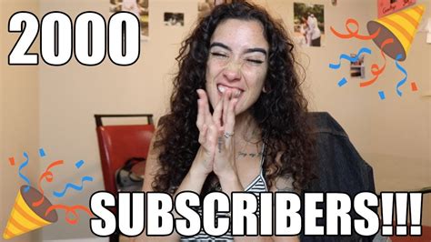 2000 subscribers omg youtube
