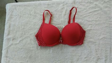 Victorias Secret Dream Angles Bra 36c Push Up Red Victoriassecret Pushupbras Bra Victoria