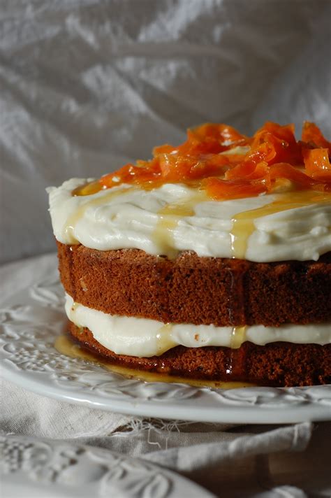 With Love And Cake Very Carroty Carrot Cake With Candied Carrot