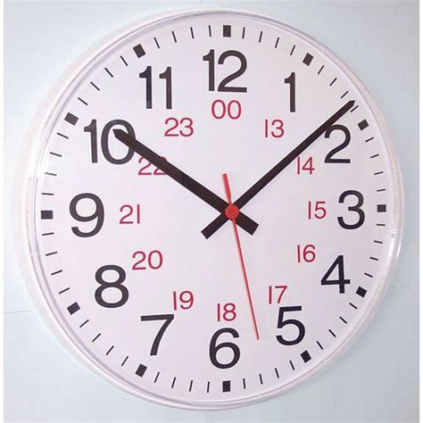 24 Hour Clock Diagram