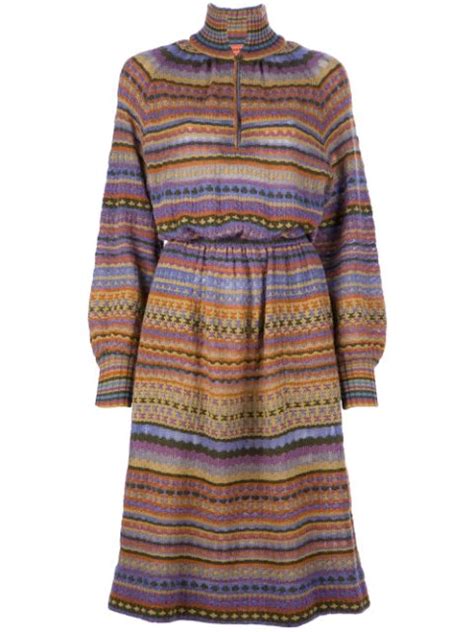 Missoni Vintage Patterned Dress Farfetch