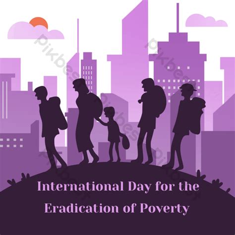 International Elimination Of Poverty Stricken Day Clouds Sun City Png