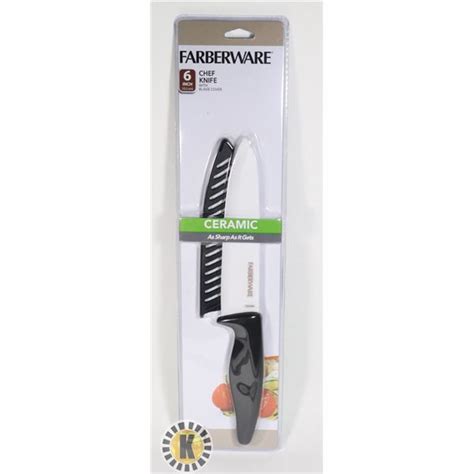 New Farberware 6 Chef Knife With Blade Cover