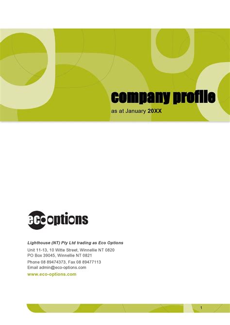 50 Professional Company Profile Templates Word Templatelab