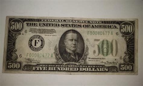 This Is What A Rare 500 Bill Looks Like And Which Figures Feature On It