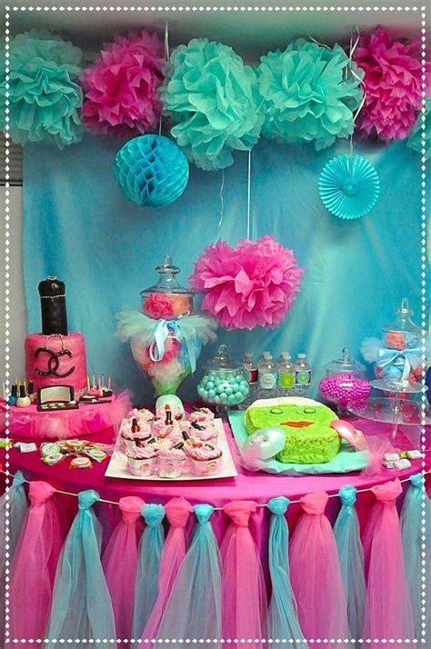 Spa Party Birthday Party Ideas Photo 8 Of 35 Girl Spa Party Spa Day Party Spa Party