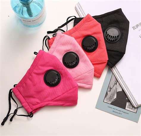 Breathing Valve Mask Anti Dust Face Masks Adult Washable Face Cover Reusable Mouth Mask