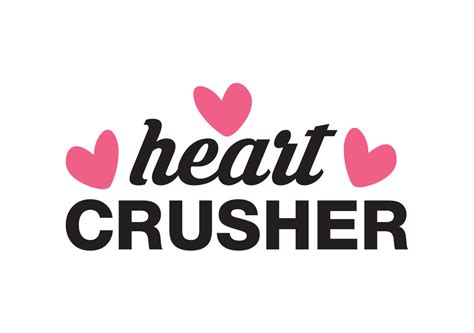 Heart Crusher Svg Design Graphic By Svg Shop · Creative Fabrica