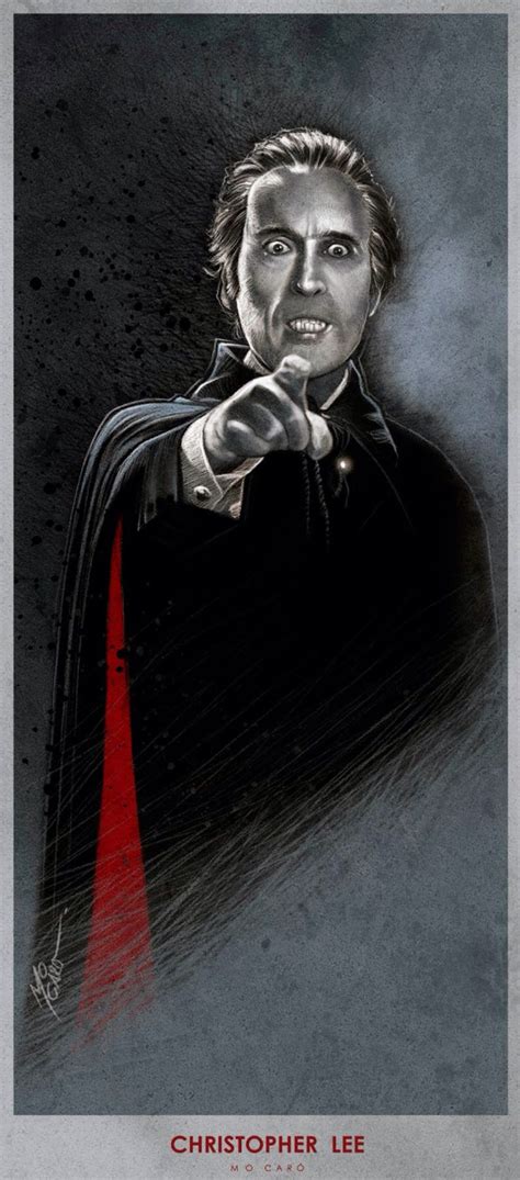 #sir christopher lee #christopher lee #saruman #lord of the rings #the hobbit #peter jackson #jrr tolkien. Christopher Lee as Dracula by MO CARO | Vampire movies ...