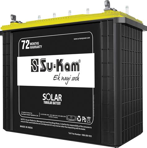 Solar Tubular Battery150ah Sukam Power