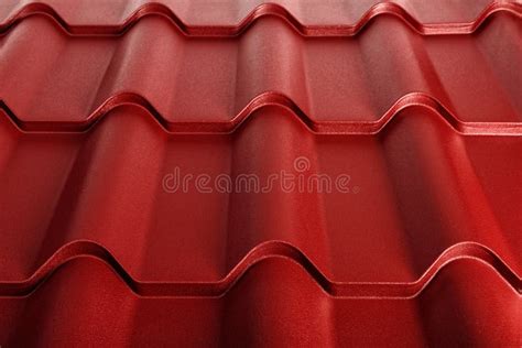 Metal Tile Isolated Modern Roofing Material Stock Photo Image Of