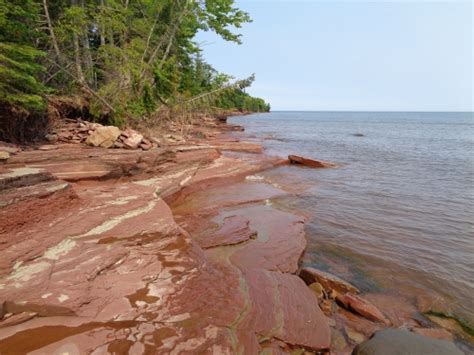 Sandstone Bedrock Lakeshore Photos Michigan Natural Features Inventory