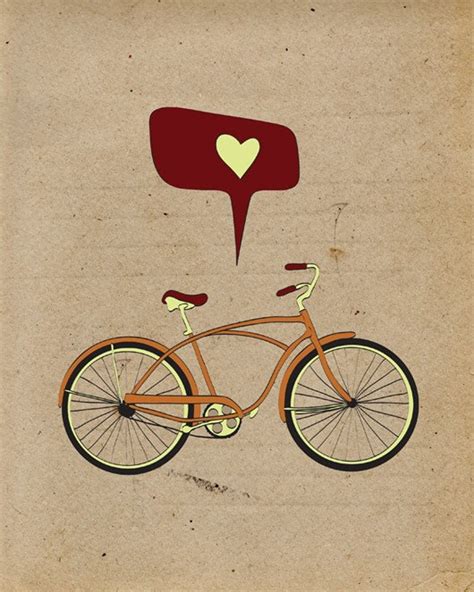 Bicycle Art Print Giclee Print Bike Poster Antique Bike Etsy