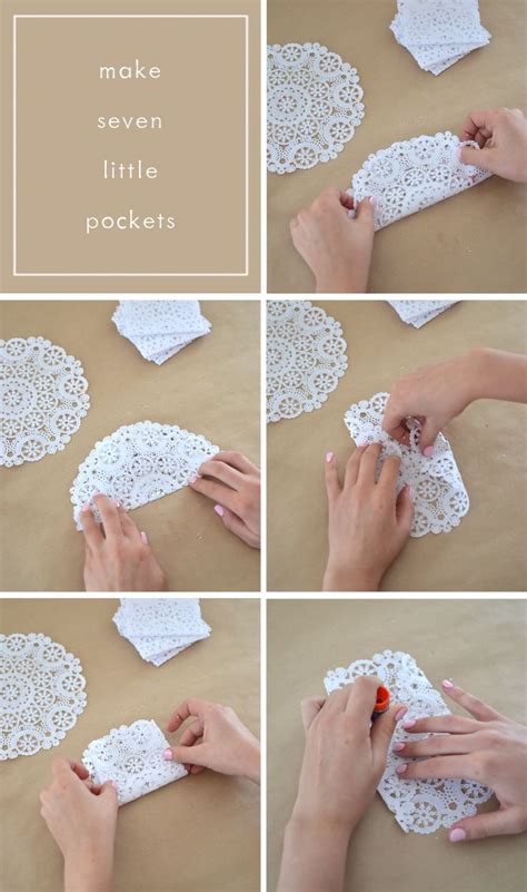 Doily Snowflake Stars Paper Doily Crafts Christmas Crafts