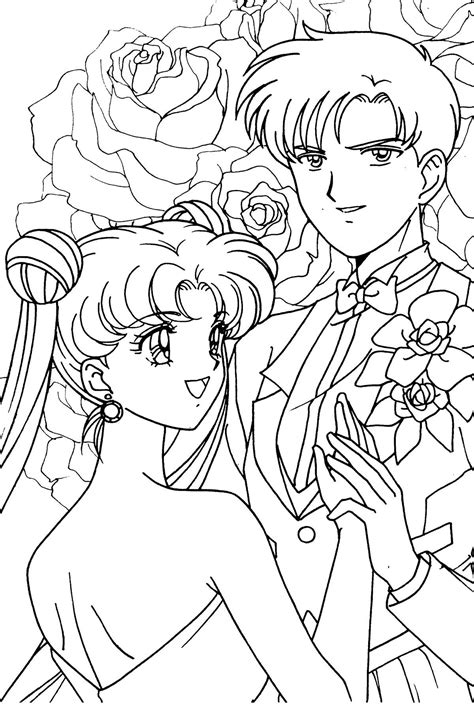 Sailor Moon Princess Coloring Pages At Getdrawings Free Download