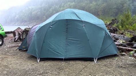 I have the guide 8 man as well as two west wind 6 mans. Cabela's alaskan guide tent in rain - YouTube