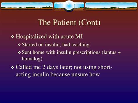 Ppt How To Use Short Acting Insulin Patient Education Handout