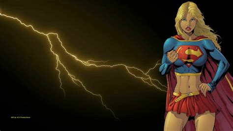 Supergirl Wallpaper Lightning Wallpaper Dc Comics Wallpaper 16638 The