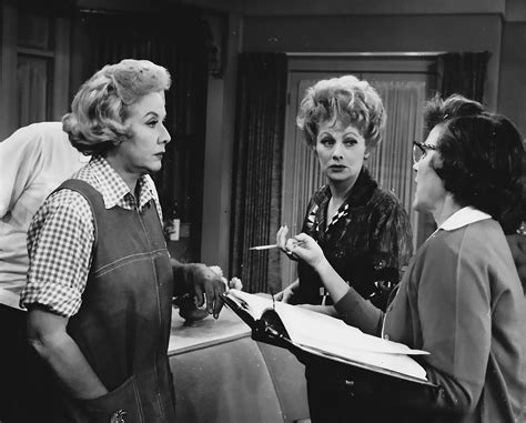 Vivian Vance And Lucille Ball Between Takes Of The Lucy Show Lucille Ball I Love Lucy Show
