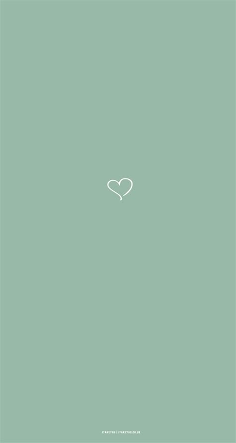 15 Sage Green Minimalist Wallpapers For Phone Cute Heart I Take You