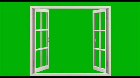 Window 2 White Color Free Green Screen Video Free Green Screen