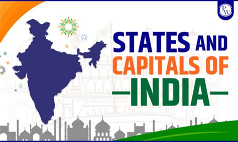 States And Capitals Of India List Of States And Uts In India