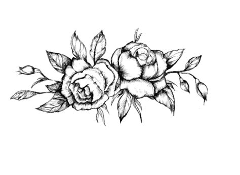 Black Roses Temporary Tattoo | Vintage rose tattoos, Tattoos, Bull tattoos