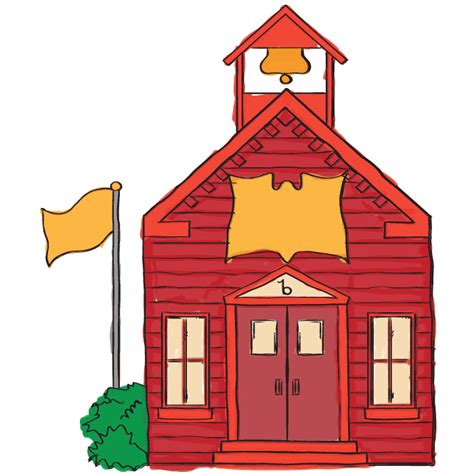 Red School House Clip Art At Clkercom Vector Clip Art Online Images