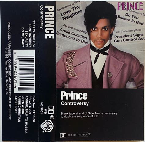 Prince Controversy Cassette Discogs