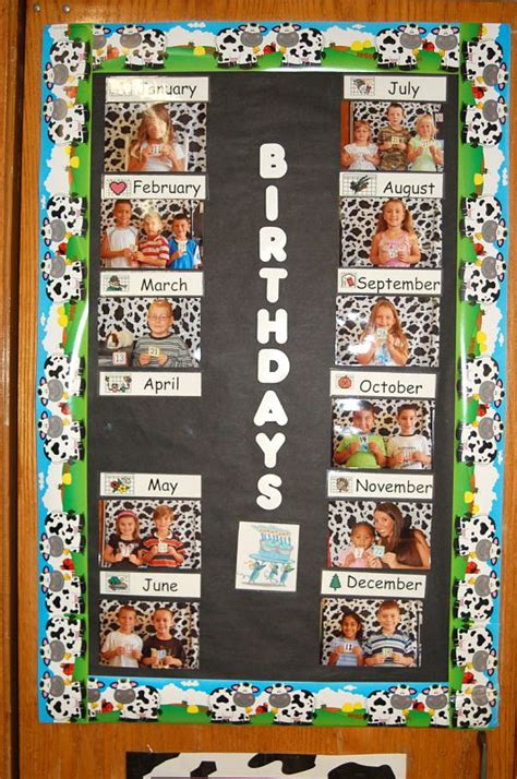 Kinder Journey Clutter Free Classroom Birthday Displays Setting Up