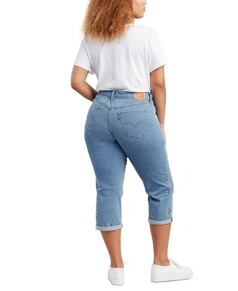 Levis Plus Size Shaping Capri Jeans Macys