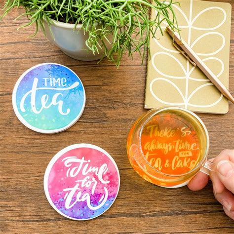 Diy Coasters Using Cricut Infusible Ink Mum In The Madhouse
